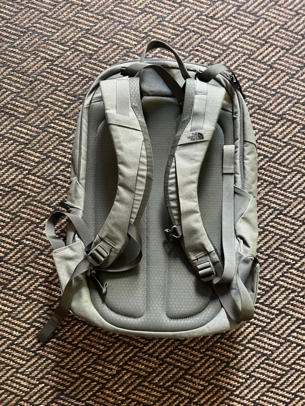 The North Face Olive Backpack with Front Pocket - Picture 2 of 7